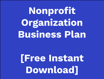 free business plan template for non profit organization