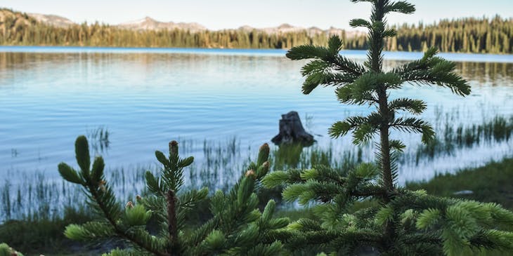 scenic view of a lake in Idaho