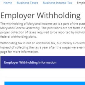 Apply for an employer's withholding tax account.