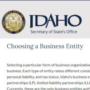idaho business license lookup