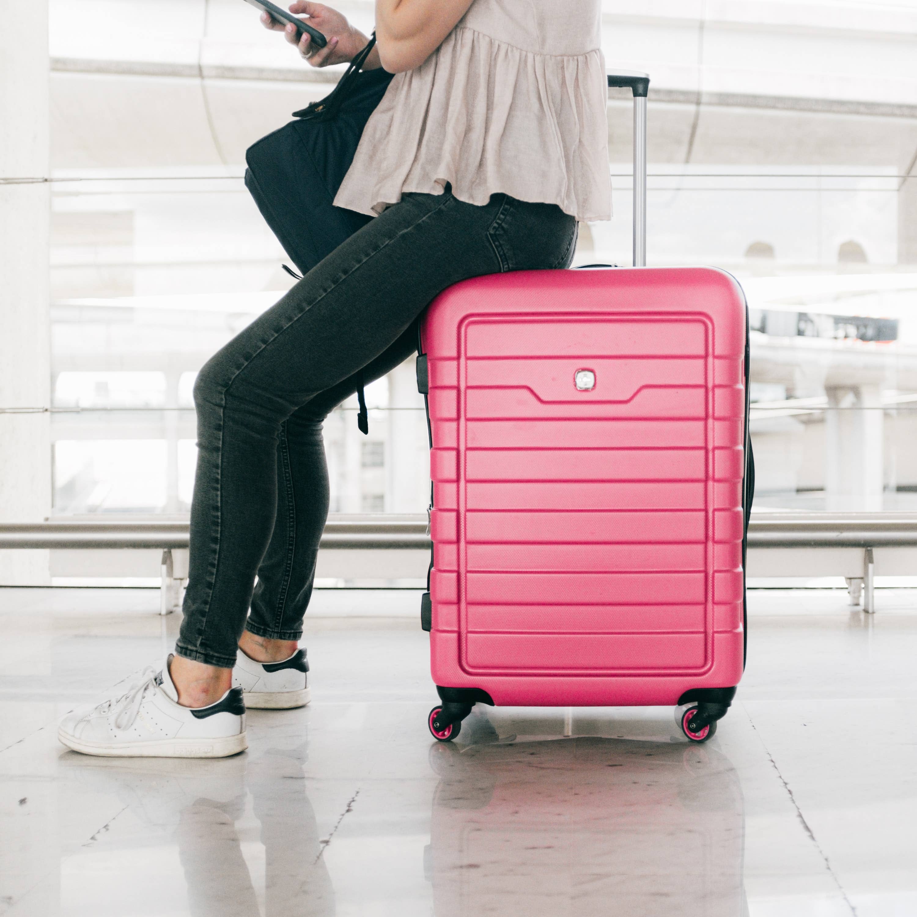 suitcase with name on