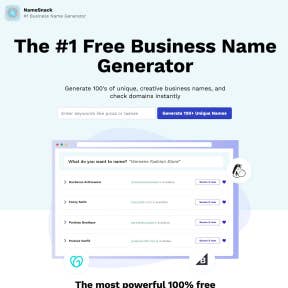 Name your business.