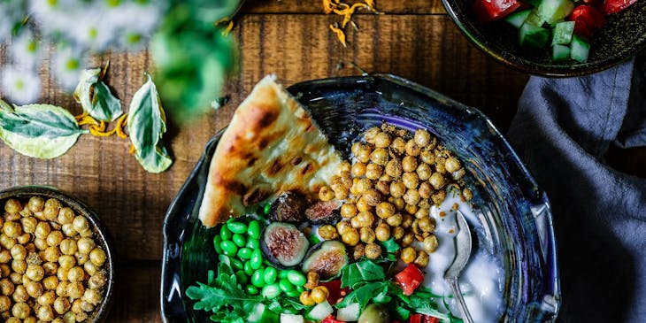 A classic bean dish served in a Nicaraguan restaurant.