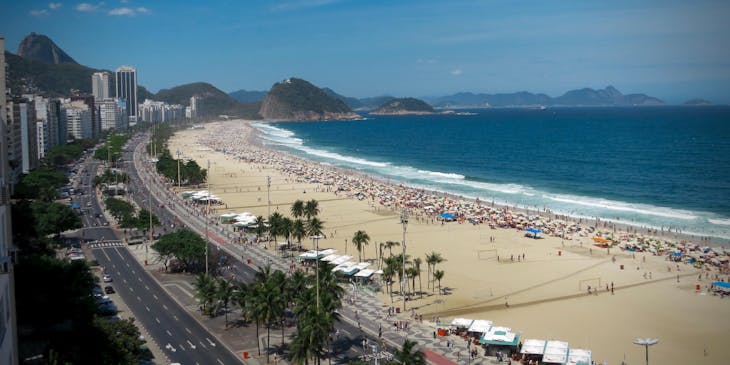 Vista de Copacabana, bairro carioca