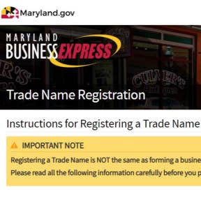 Register a trade name.