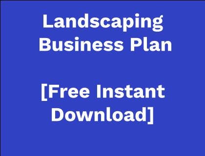 landscape business plan template free